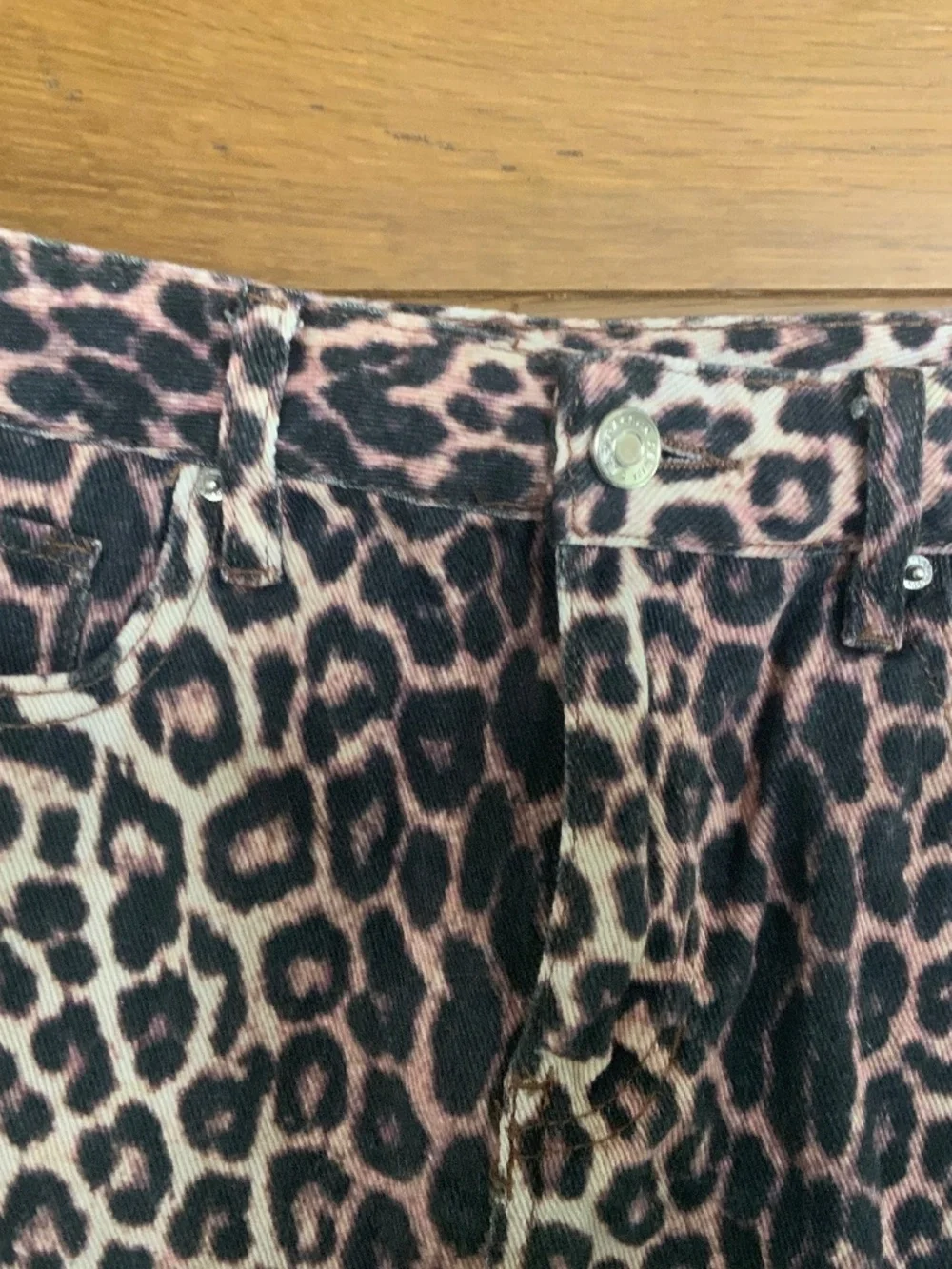 Pac Sun Leopard Print Mini Skirt Size 25